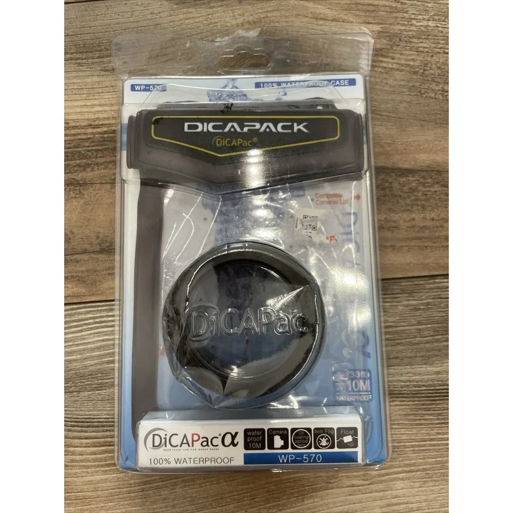 DiCAPac WP-570 Waterproof case New For RX100 LX7 P5000 SX240HS D-LUX6 GRD4 XZ-1